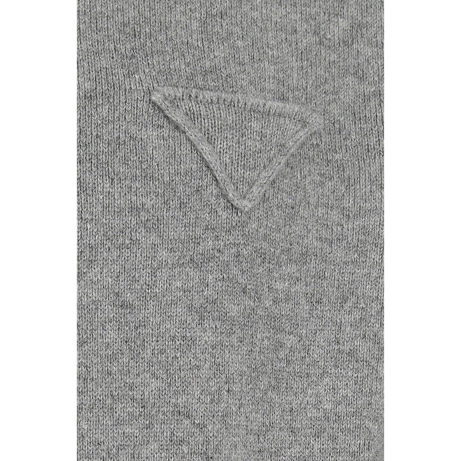 Prada PRADA Melange Gray Stretch Cashmere Sweater New & Authentic Size US L / EU 52-54 / 3 - 3 Thumbnail