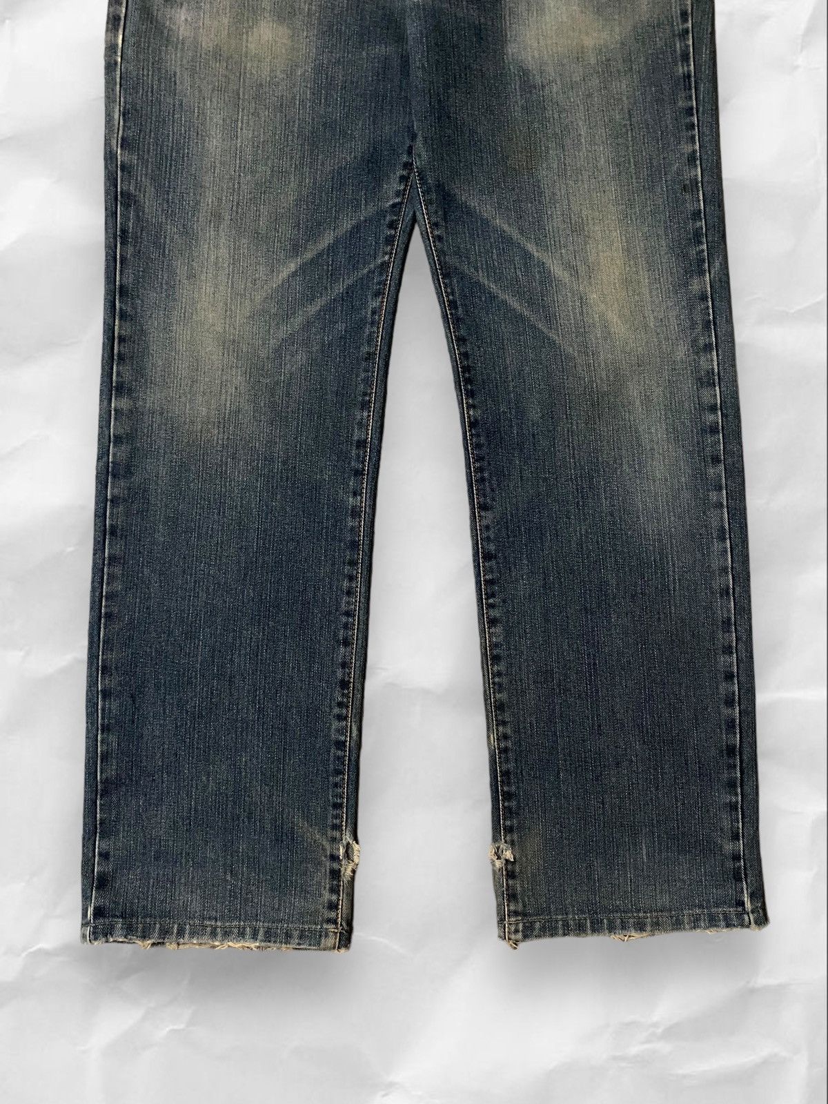 Edwin × Japanese Brand × Vintage Vintage Edwin Japan Rust Faded Boyfriend Jeans Denim Size US 34 / EU 50 - 8 Thumbnail