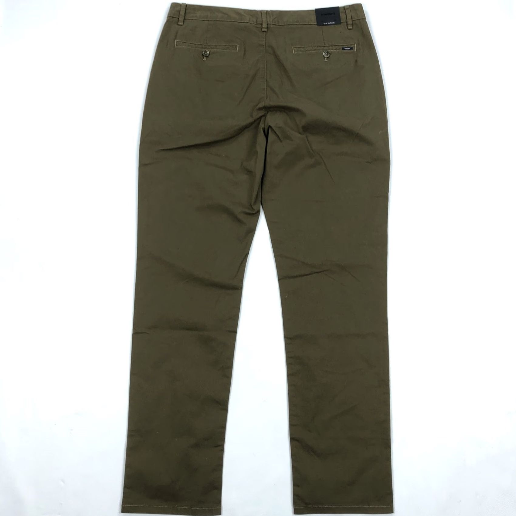 Bonobos BONOBOS Men's 34x32 Slim Fit Dark Olive Organic Cotton Chino Pants NWT Size US 34 / EU 50 - 2 Thumbnail