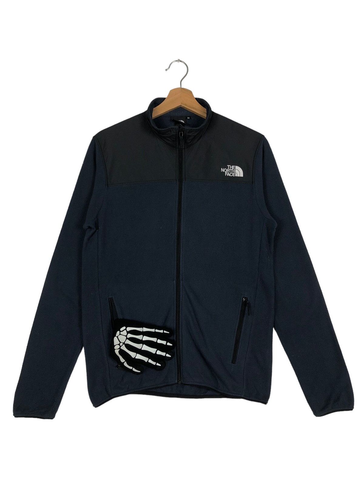 Japanese Brand 🔥Vintage The North Face Fleece Jacket Zipper Big Logo Size US M / EU 48-50 / 2 - 1 Thumbnail