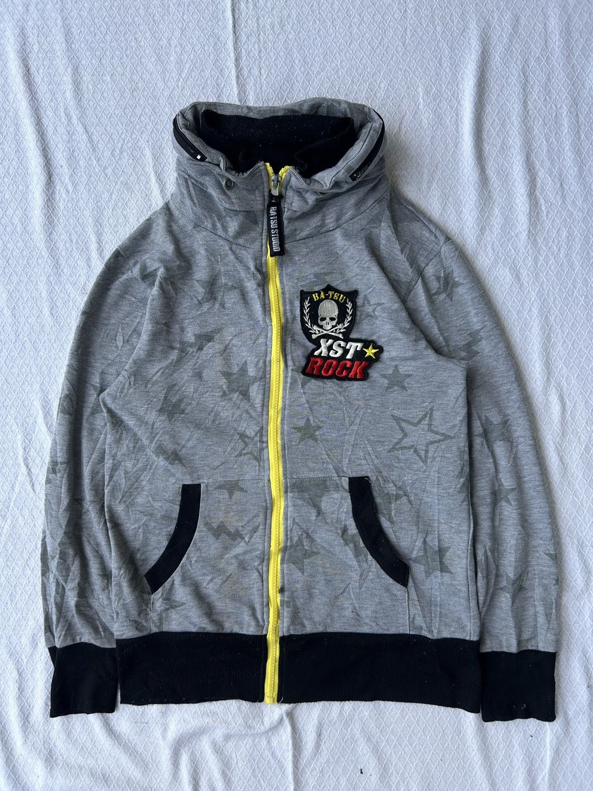 Batsu studio japanese bono hoodie skull styled