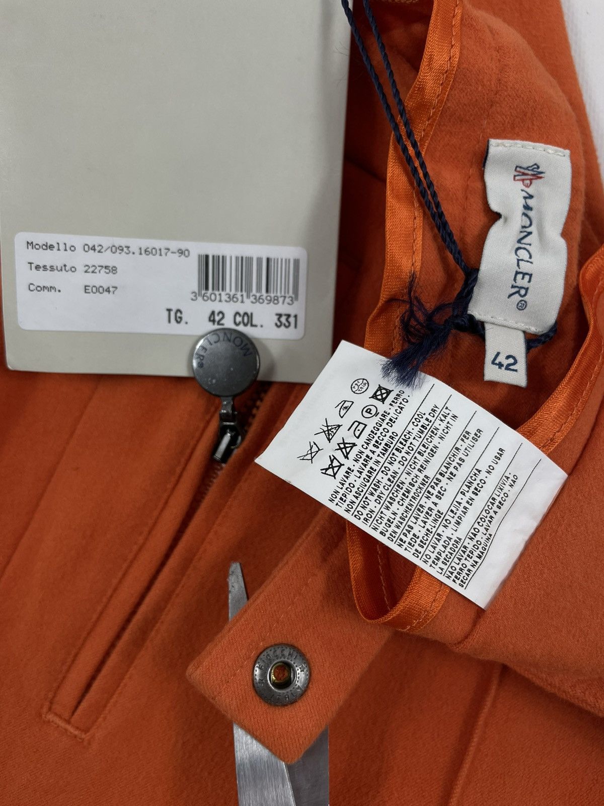 Moncler × Moncler Gamme Bleu × Moncler Grenoble BNWT Logo Tab Designer Fleece Zip-Pockets Trousers Casual Pants Size 28" / US 6 / IT 42 - 13 Thumbnail