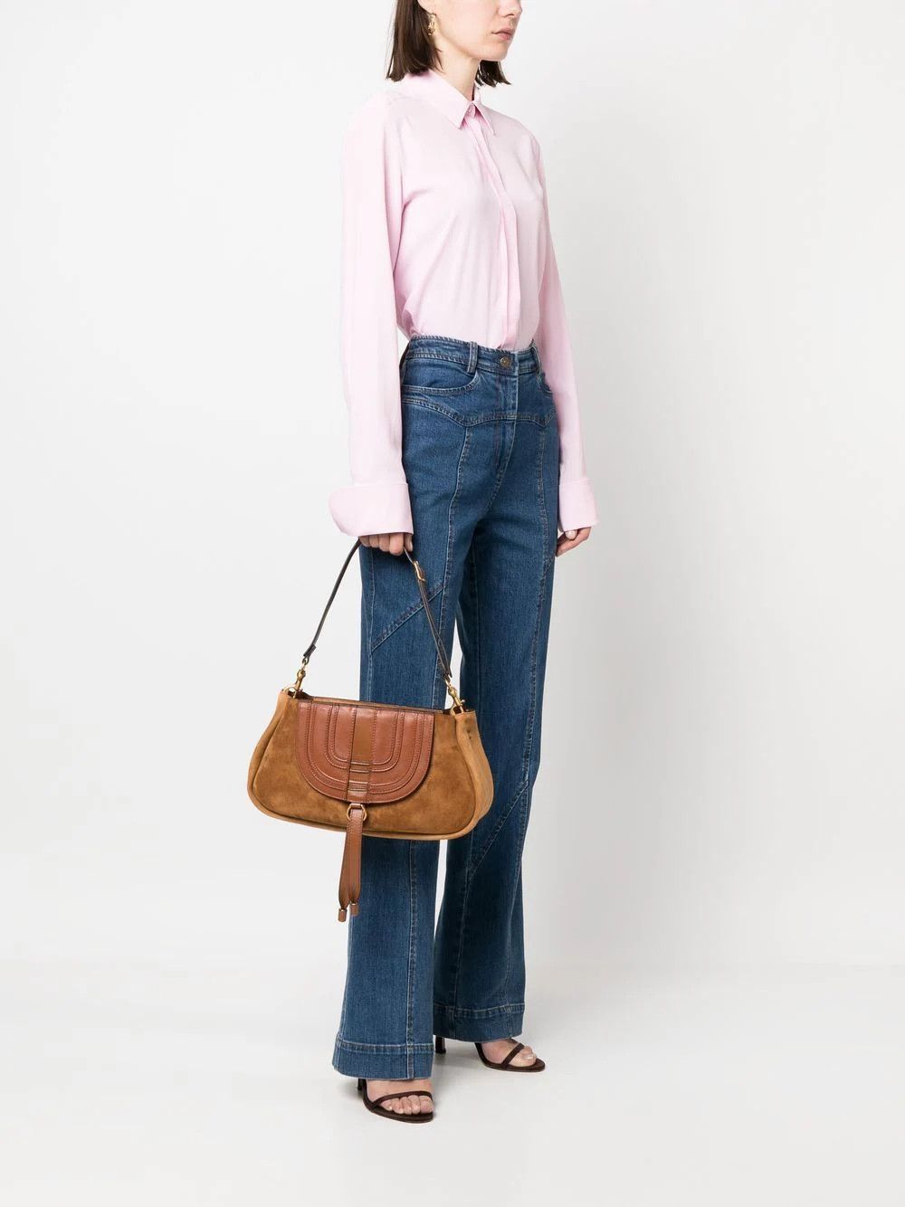 Chloe o1loc1c1024 Size: OS / Marcie Clutch in Caramel Size ONE SIZE - 2 Thumbnail