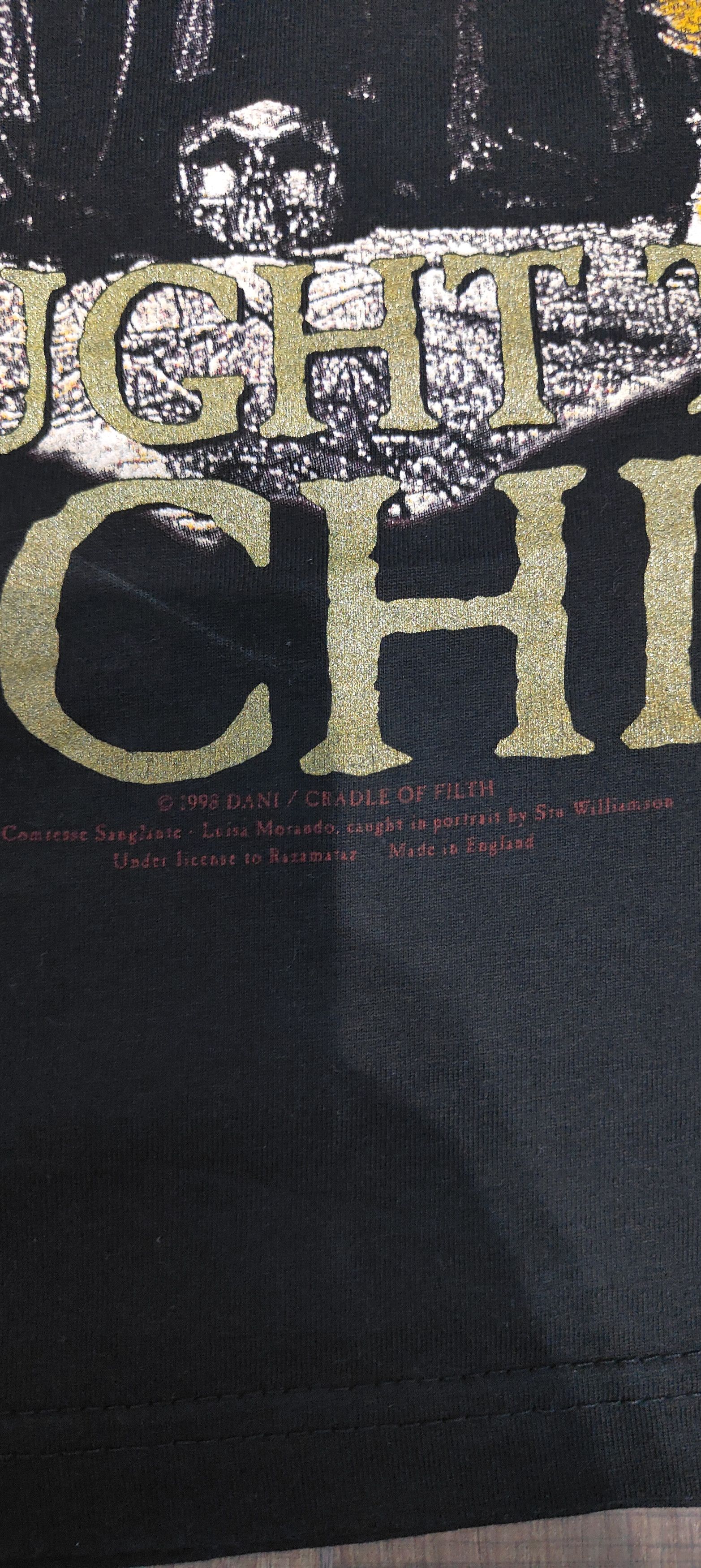 Vintage Vintage Cradle of Filth 1998 Size US XL / EU 56 / 4 - 7 Thumbnail