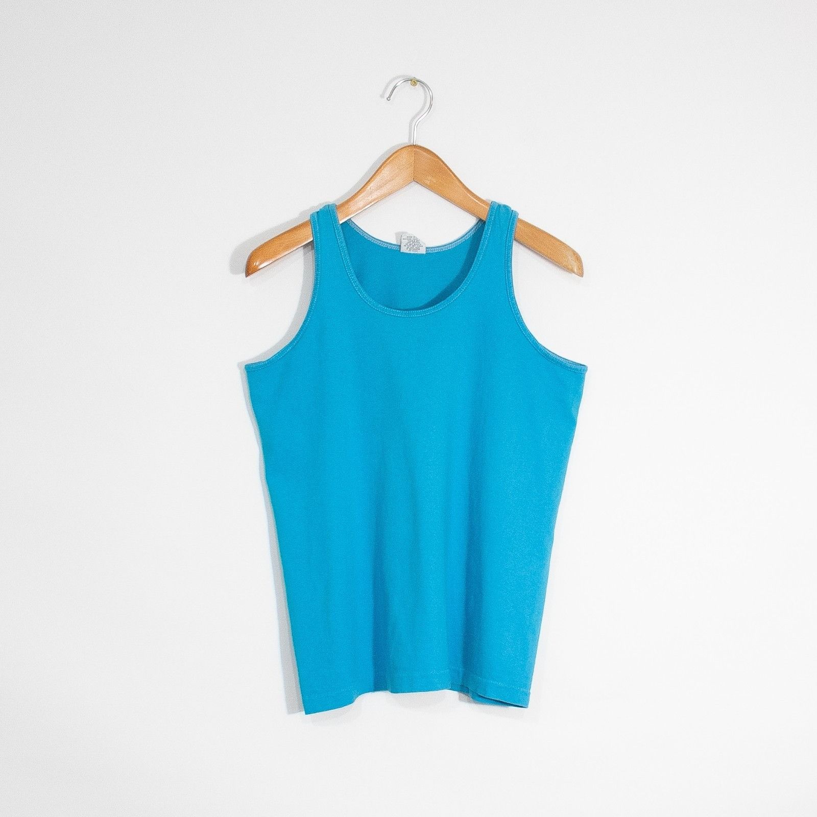 Vintage Vintage 80s Signal Blank Tank Top T Shirt Medium Distressed Size US M / EU 48-50 / 2 - 1 Thumbnail