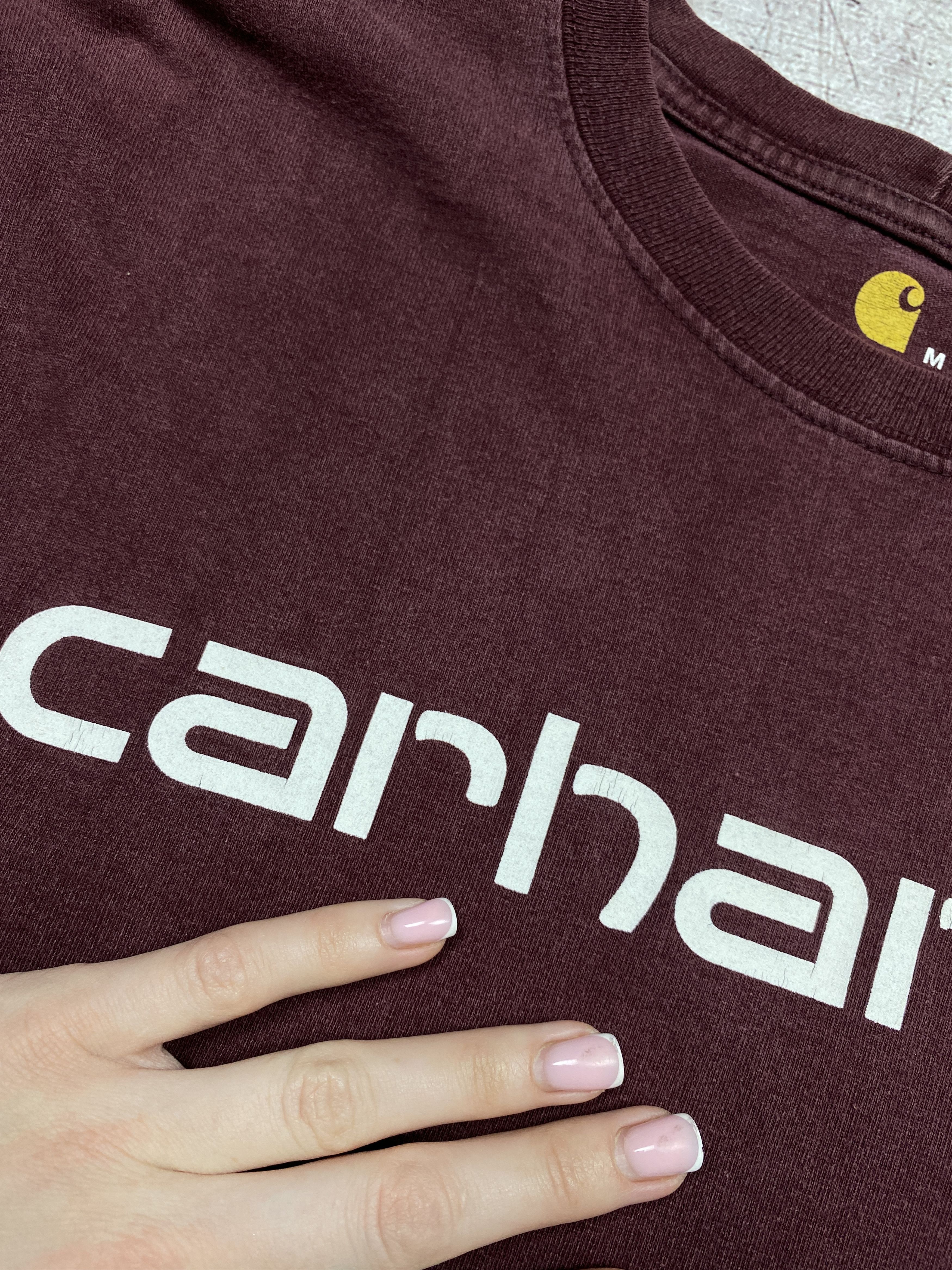 Carhartt × Vintage Carhartt Vintage Mens Crew Neck T-Shirt Size US M / EU 48-50 / 2 - 3 Thumbnail