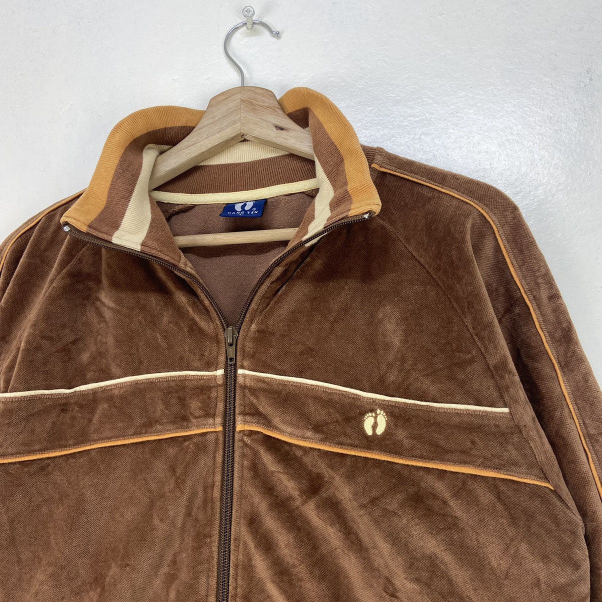 Hang Ten × Vintage Vintage Hang Ten Velvet Sweater Jacket Size US S / EU 44-46 / 1 - 7 Thumbnail