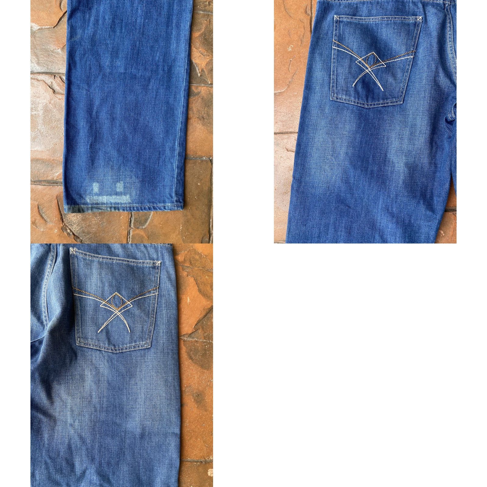 Sean John VINTAGE Sean John Baggy Jeans Men’s 38 Hip Hop Wide-Leg Denim 5-Pocket Logo Embroidered Black 90s Grunge Style Mens Size US 38 / EU 54 - 8 Thumbnail