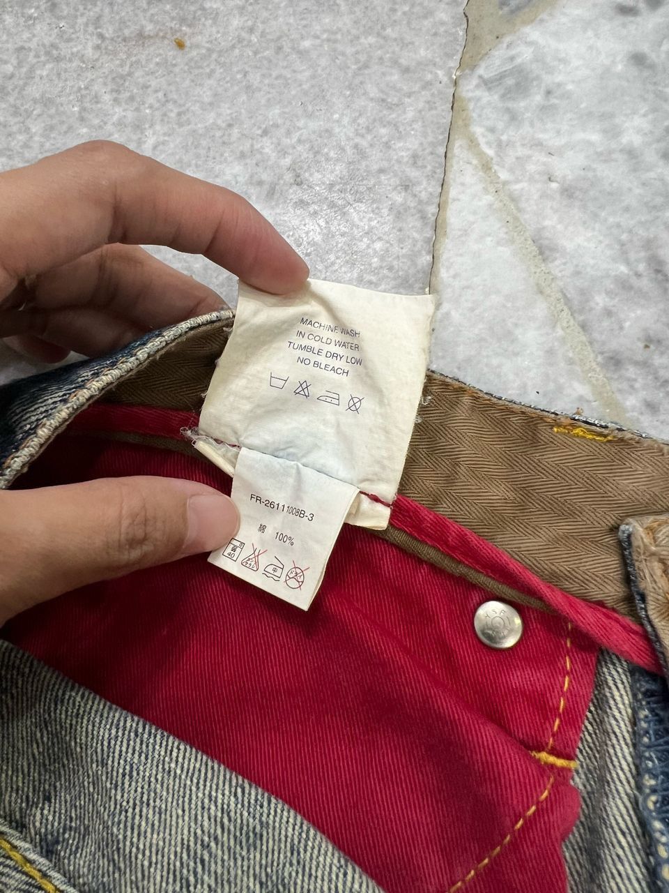 Japanese Brand Japanese Brand Flash Report Sashiko Jeans Size US 31 - 17 Thumbnail