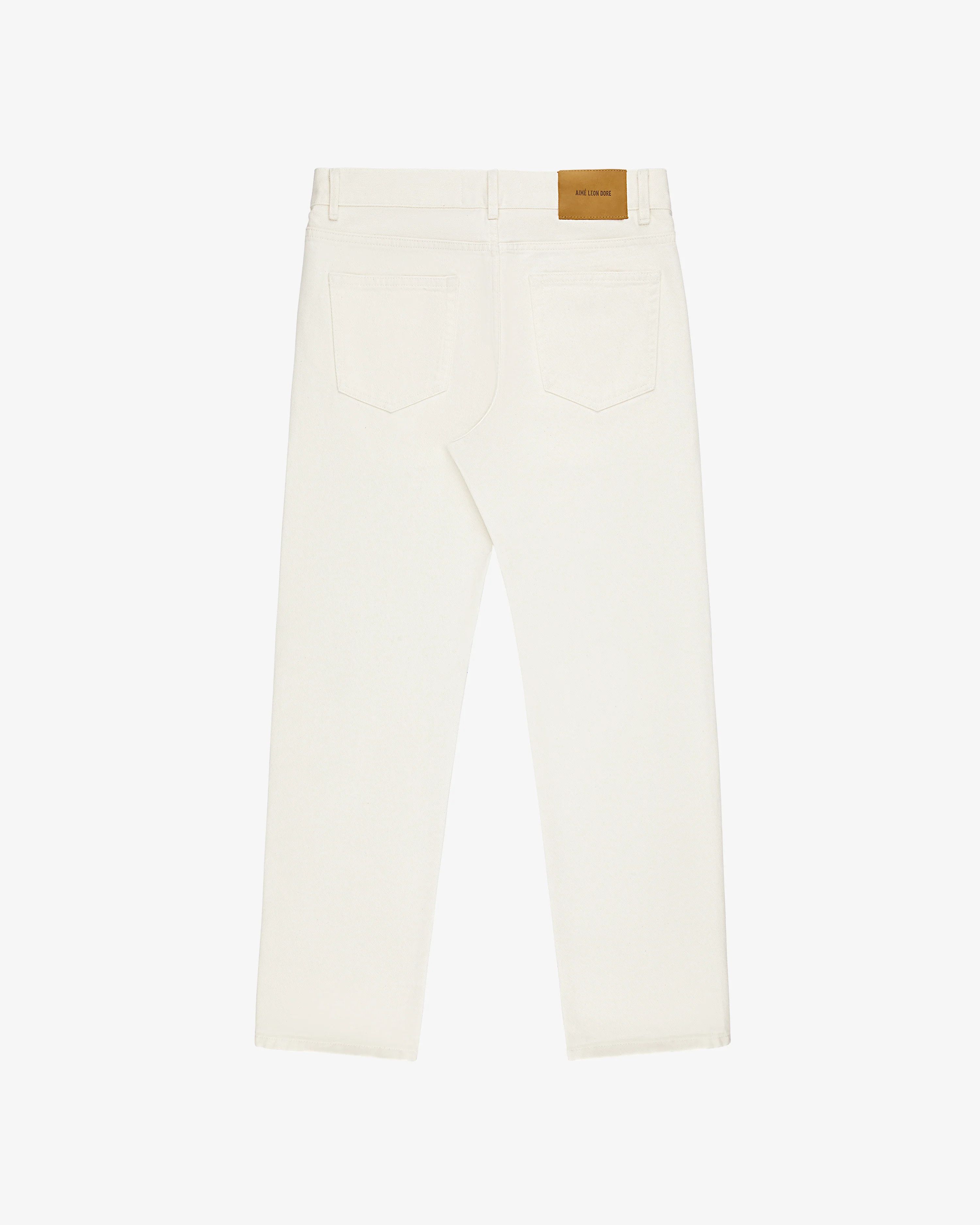 Aime Leon Dore o1mle0126 ALD Straight Fit Denim Jeans in Naturals Size US 32 / EU 48 - 2 Thumbnail