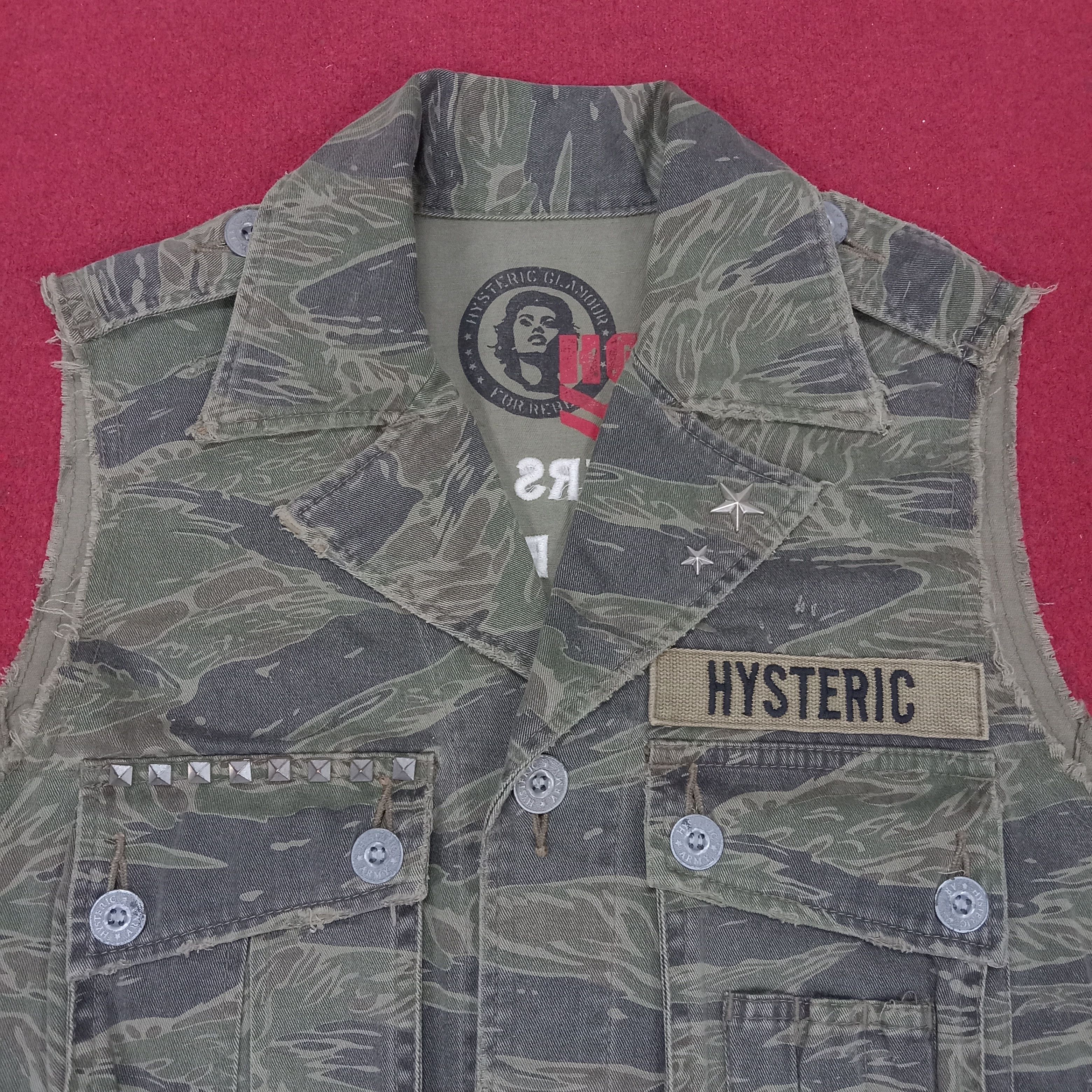 Hysteric Glamour × Japanese Brand × Vintage Hysteric Glamour Japanese Brand Army Vest Style Size US M / EU 48-50 / 2 - 3 Thumbnail
