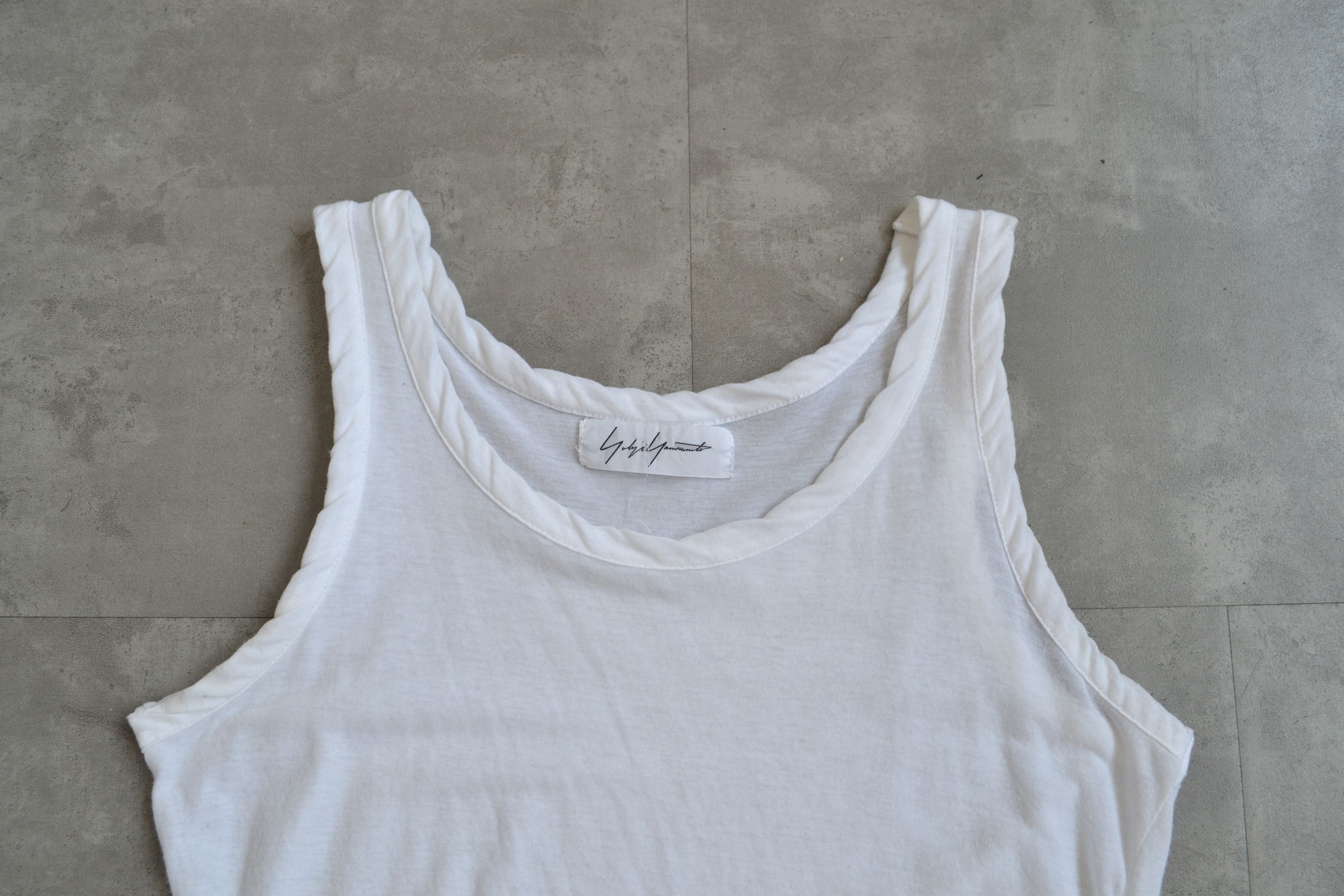 Yohji Yamamoto Yohji Yamamoto Sleeveless Asymmetrical Tank Top Vintage Size US S / EU 44-46 / 1 - 9 Thumbnail