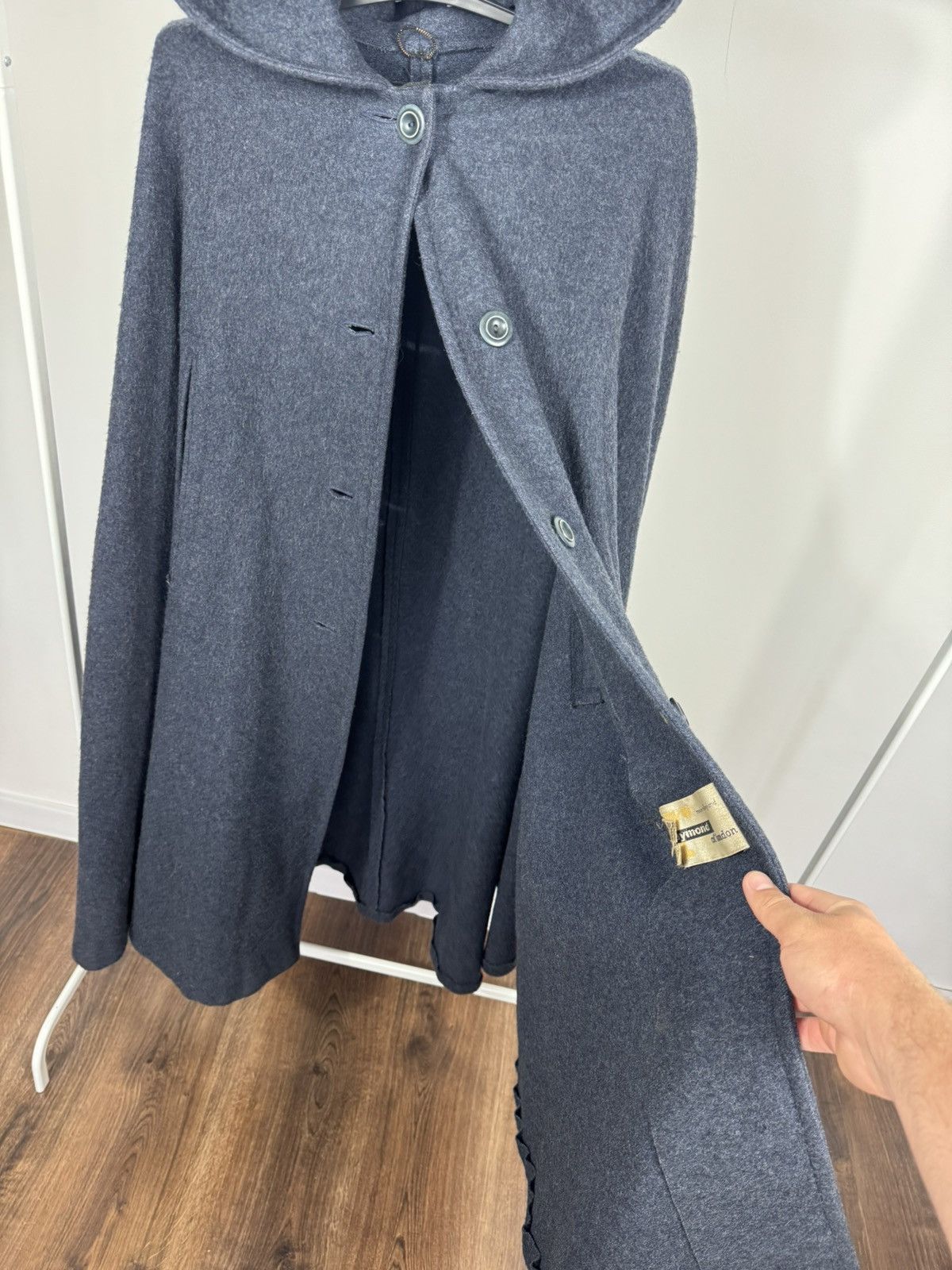 Other Vintage Raymond of London Hooded Wool Cape Cloak Poncho Size US L / EU 52-54 / 3 - 11 Thumbnail