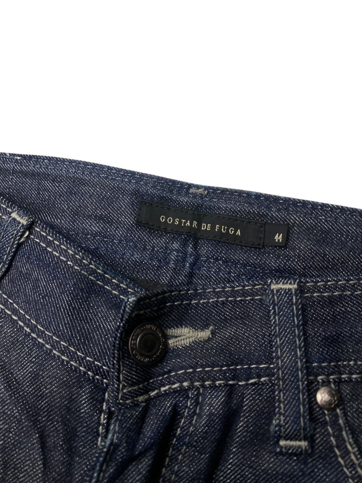 If Six Was Nine 2000's Gostar De Fuga Zipper Flared Jeans Size US 30 / EU 46 - 4 Thumbnail