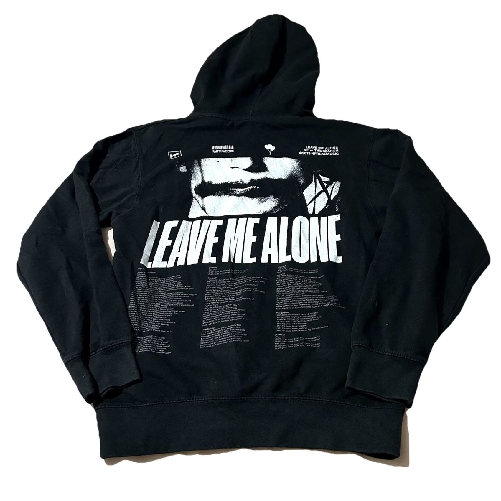 Vintage NF Leave Me Alone Concert Tour Hoodie Size S Black Mens Size US S / EU 44-46 / 1 - 2 Thumbnail