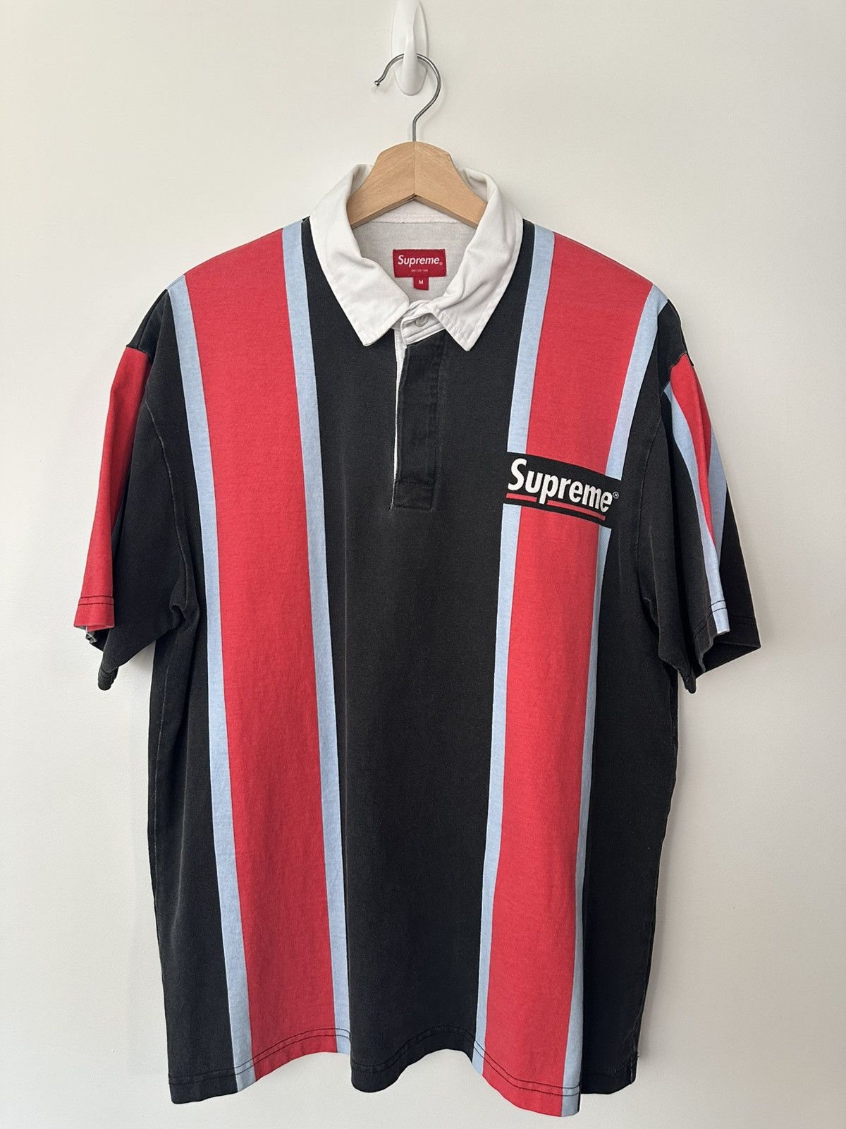 Supreme Supreme Stripe S/S Rugby Size US M / EU 48-50 / 2 - 2 Thumbnail