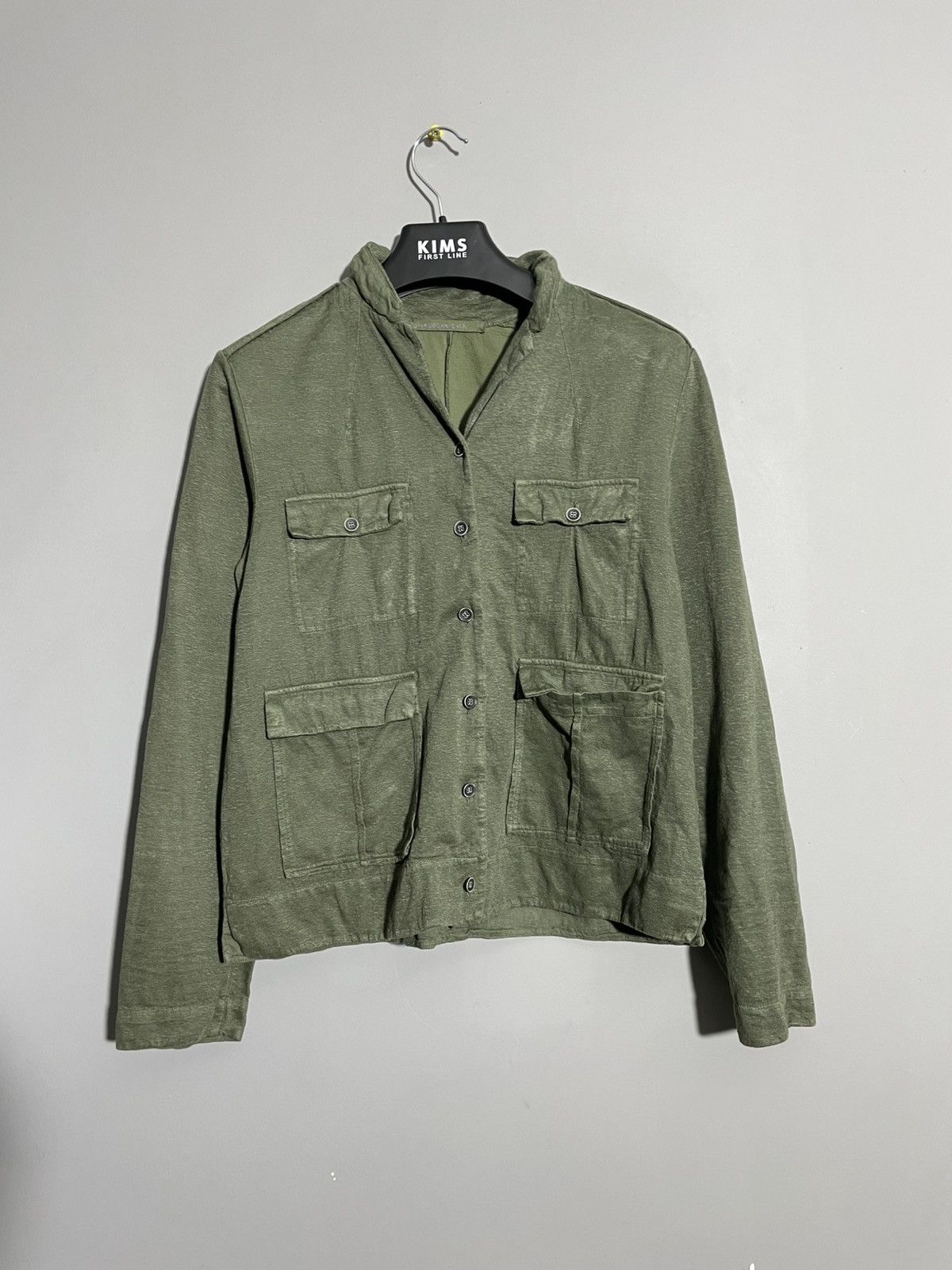 Transit Transit Par Such Olive button up jacket size L? Size L / US 10 / IT 46 - 2 Thumbnail