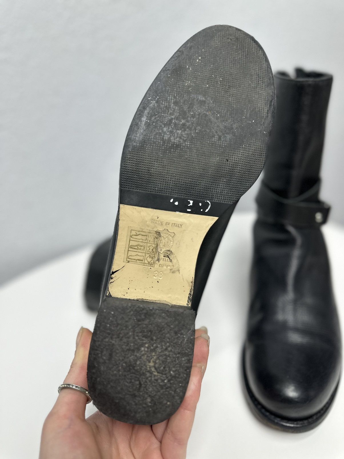 A.S.98 Vintage 🥵 Leather Hight Boots Moma Ifsixwasnine Guidi Goa Size US 8 / IT 38 - 10 Thumbnail