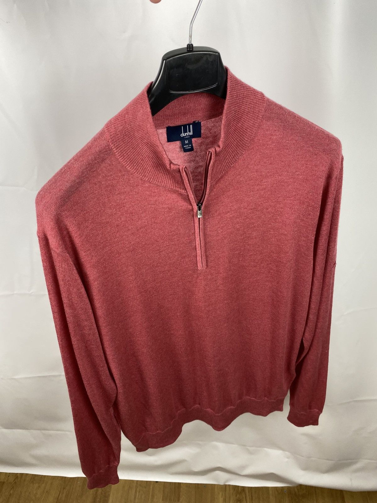 Alfred Dunhill Dunhill Silk Wool & Cashmere Quarter-zip LINKS Pullover Size US M / EU 48-50 / 2 - 7 Thumbnail