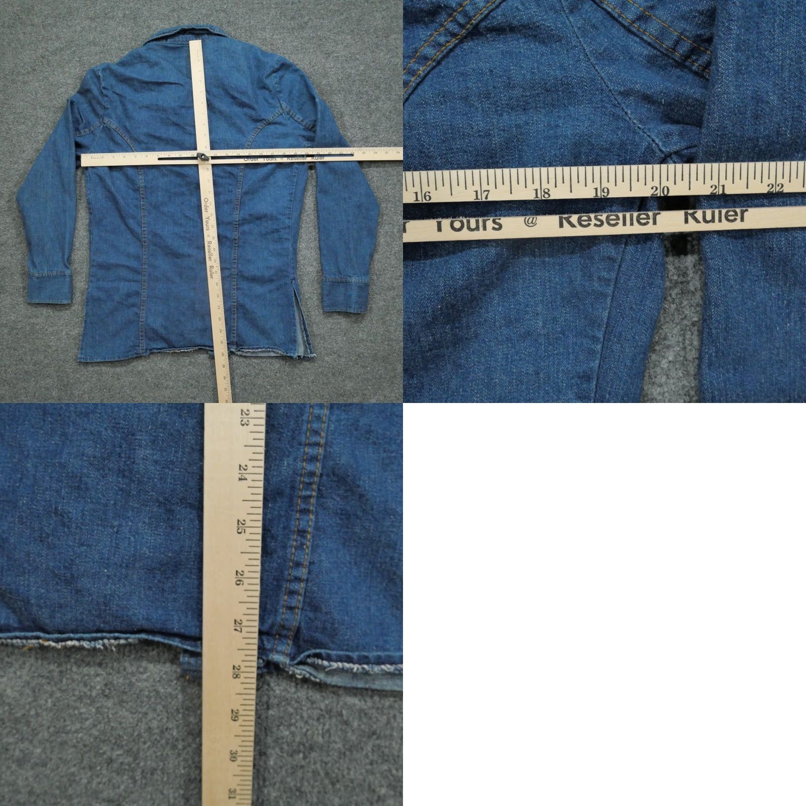 Sears VINTAGE Jeans Joint Jacket Mens M Blue Denim Western Chore Sears 70s Jeans Joint Jacket Mens M Blue Denim Western Chore Sears 70s Size US 31 - 8 Thumbnail