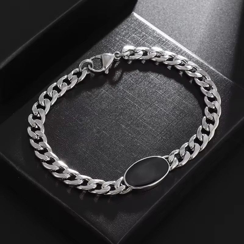 Jewelry × Vintage Vintage Black Oval Bracelet Size ONE SIZE - 5 Thumbnail