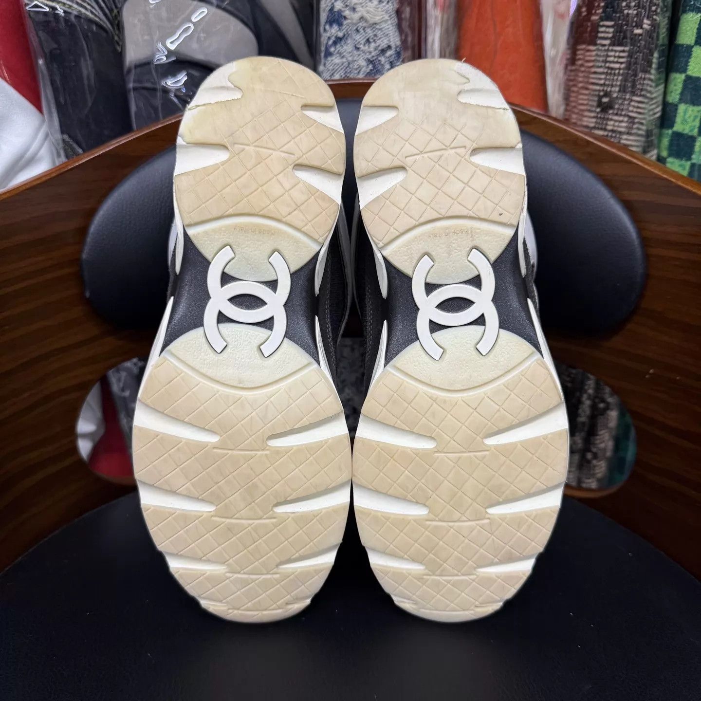 Chanel Chanel Black White Panda Sneakers Size 37 Size US 6.5 / IT 36.5 - 9 Thumbnail