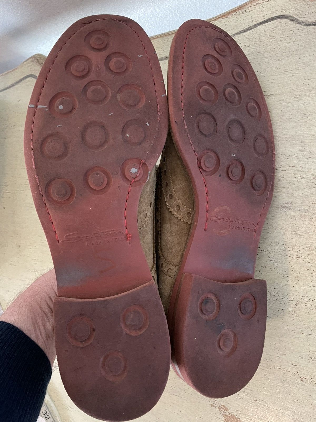 Santoni Suede Brogues Size US 11 / EU 44 - 7 Thumbnail