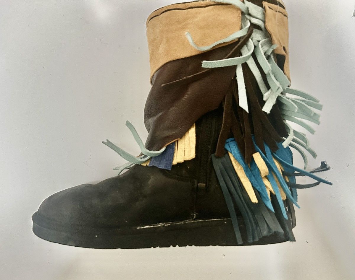 Other Custom Ugg with hand cut and sewn leather fringe sz 10 Size US 10 / EU 43 - 4 Thumbnail