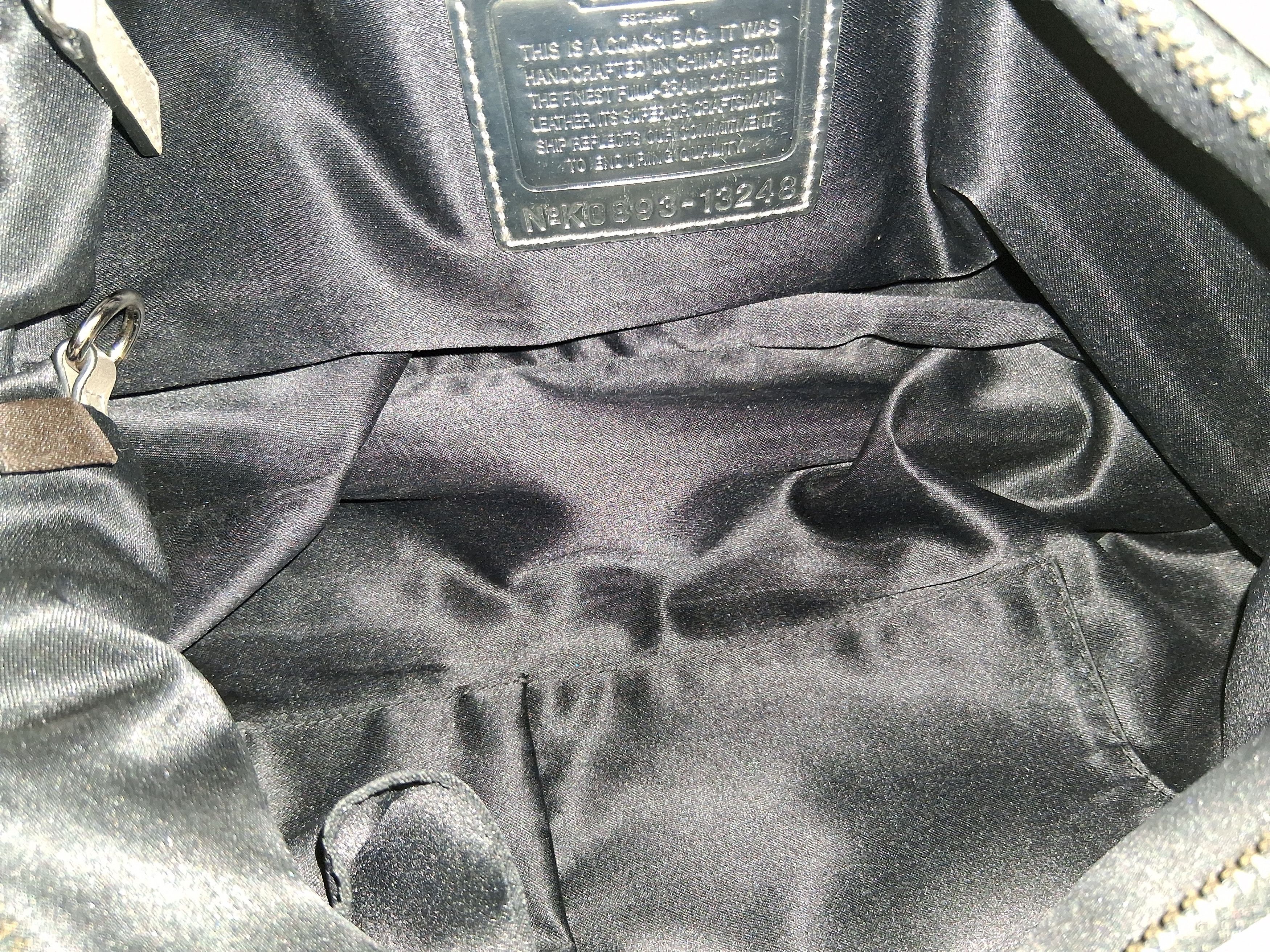 Coach COACH CHELSEA IVORY GRAY LEATHER SHOULDER/HANDBAG Size ONE SIZE - 4 Thumbnail