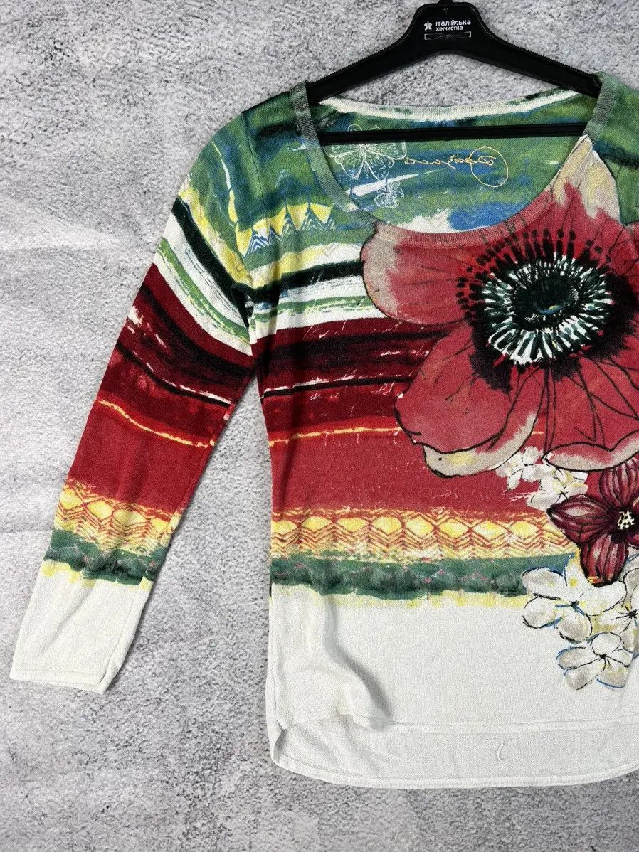 Desigual Desigual multicolour knit jumper Size XL / US 12-14 / IT 48-50 - 3 Thumbnail