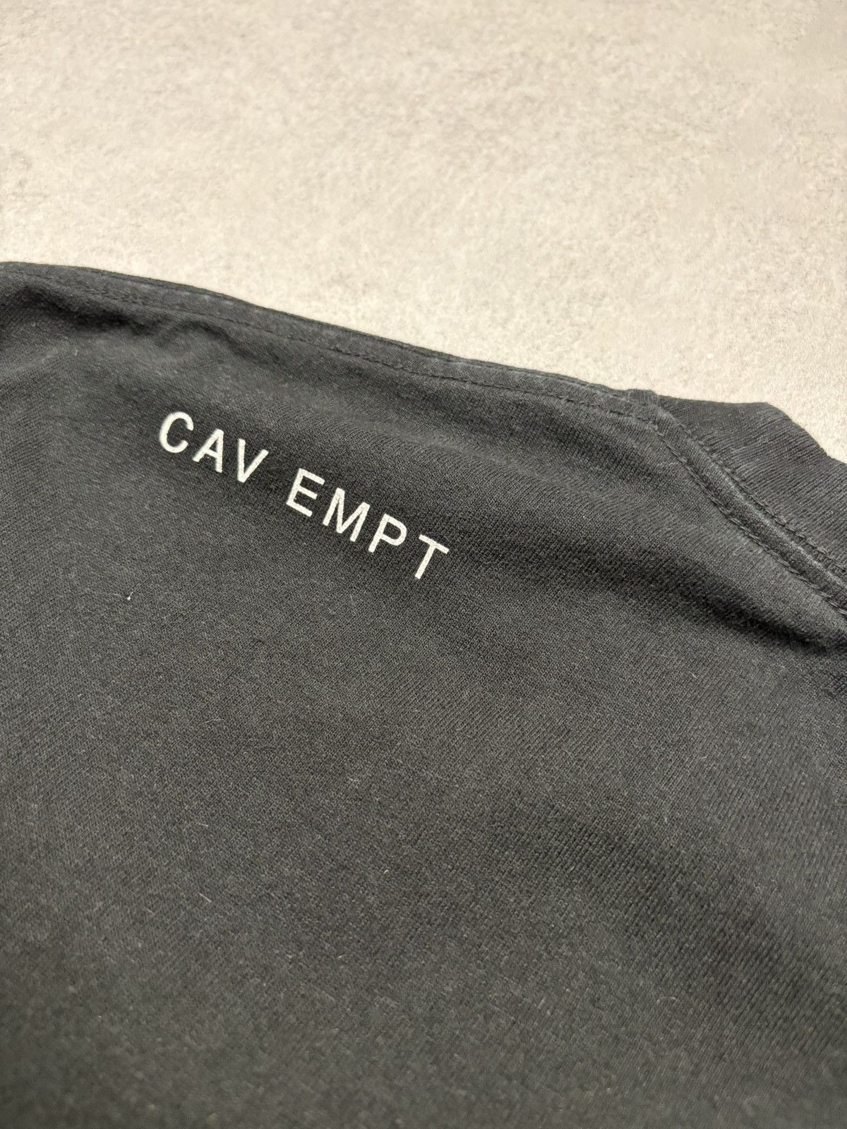 Cav Empt Cav Empt Scanner AW24 Graphic Tee Black Made In Japan L Y2K Size US L / EU 52-54 / 3 - 16 Thumbnail