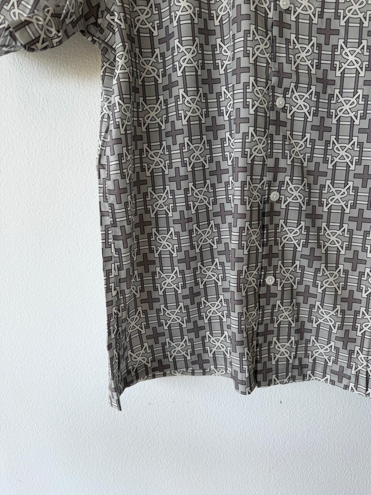 Ksubi new ksubi medium short sleeve resort shirt plus grey logo Size US M / EU 48-50 / 2 - 3 Thumbnail