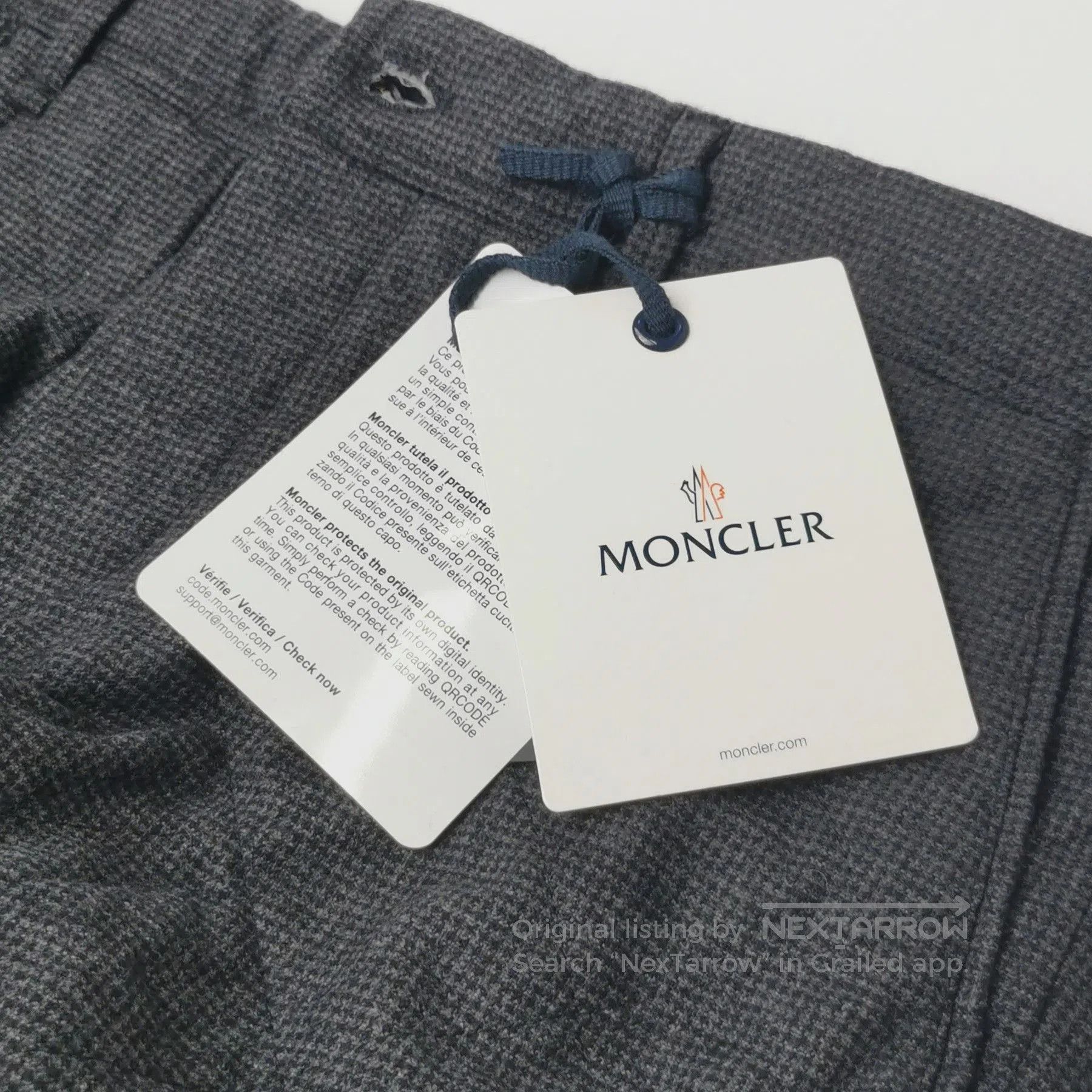 Moncler Moncler Wool Quilted Buttoned Pants Size L/50. Size US 34 / EU 50 - 3 Thumbnail