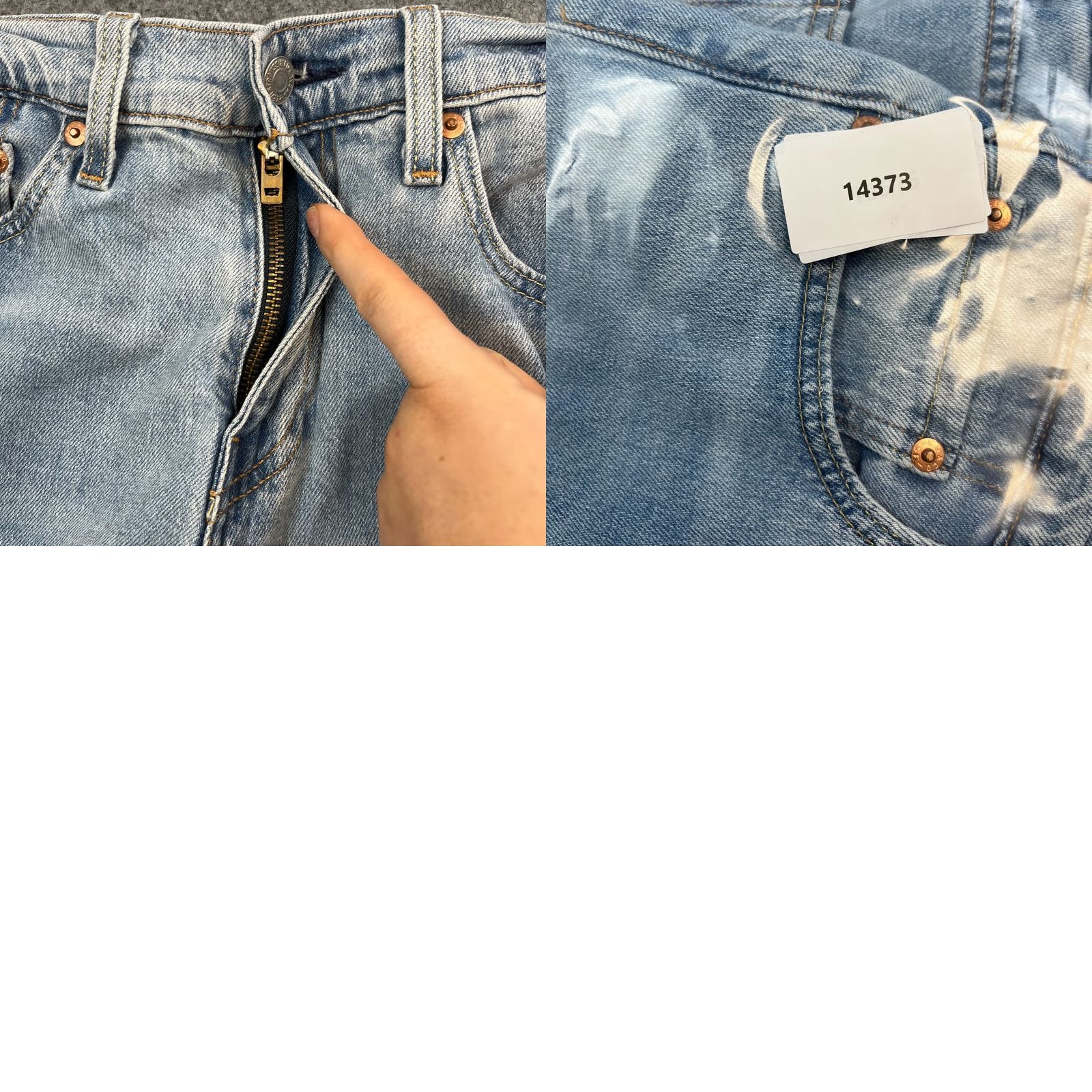 Levi's Levi's Mens Jeans Slim Fit 29 32 Light Wash Blue Stretch Premium Denim 5-Pocket Medium Rise Jeans Mens Size US 29 - 9 Thumbnail