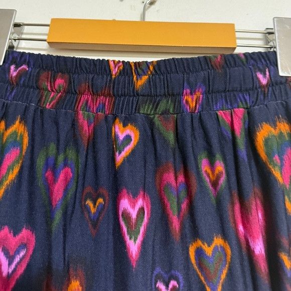 Farm Rio FARM Rio Heart Print Knit Set (Top & Skirt /2pc Set) – (XS) Size XS / US 0-2 / IT 36-38 - 6 Thumbnail