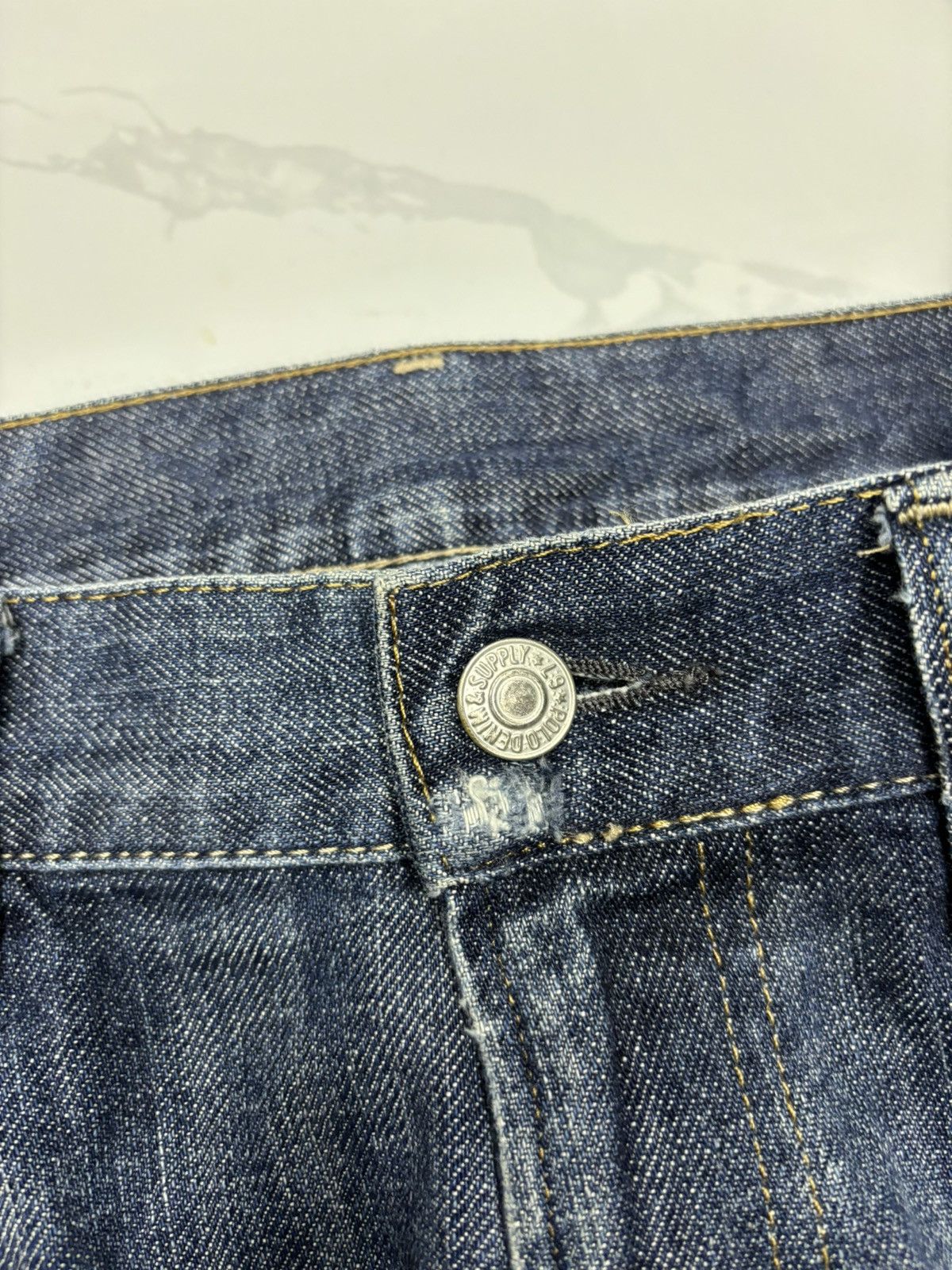 Denim & Supply Ralph Lauren × Vintage Denim And Supply Ralph Lauren Loose Denim Jeans Size US 34 / EU 50 - 10 Thumbnail