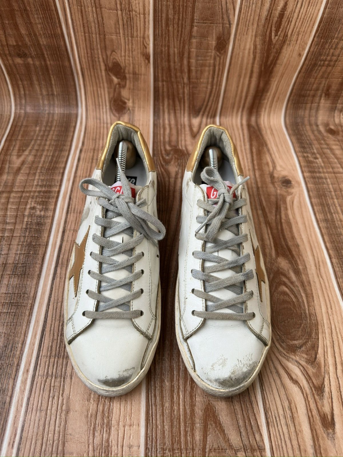 Golden Goose Golden Goose Superstar Gold Star Lowtop Sneakers Size US 8 / EU 41 - 3 Thumbnail