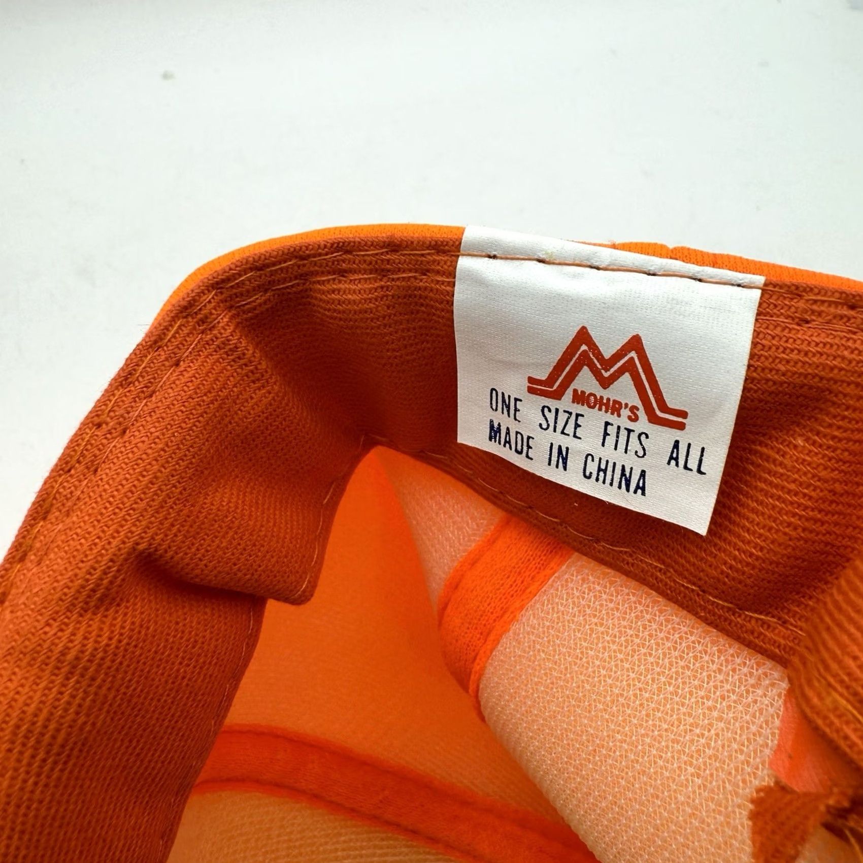 Hunter VINTAGE Mohr's Peppermill Resort Hotel Casino Trucker Hat Snapback Orange Unisex Adults Adjustable Nylon Foam Size ONE SIZE - 6 Thumbnail