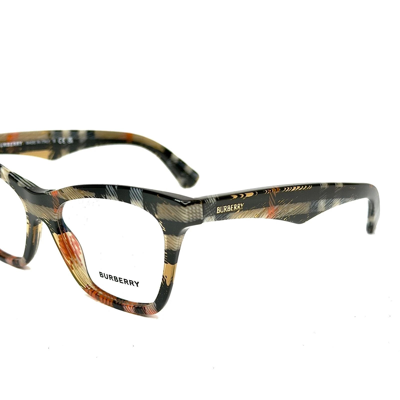 Burberry BURBERRY BE2416 Brown Check Classic Eyeglasses Optical 2416 Size ONE SIZE - 3 Thumbnail