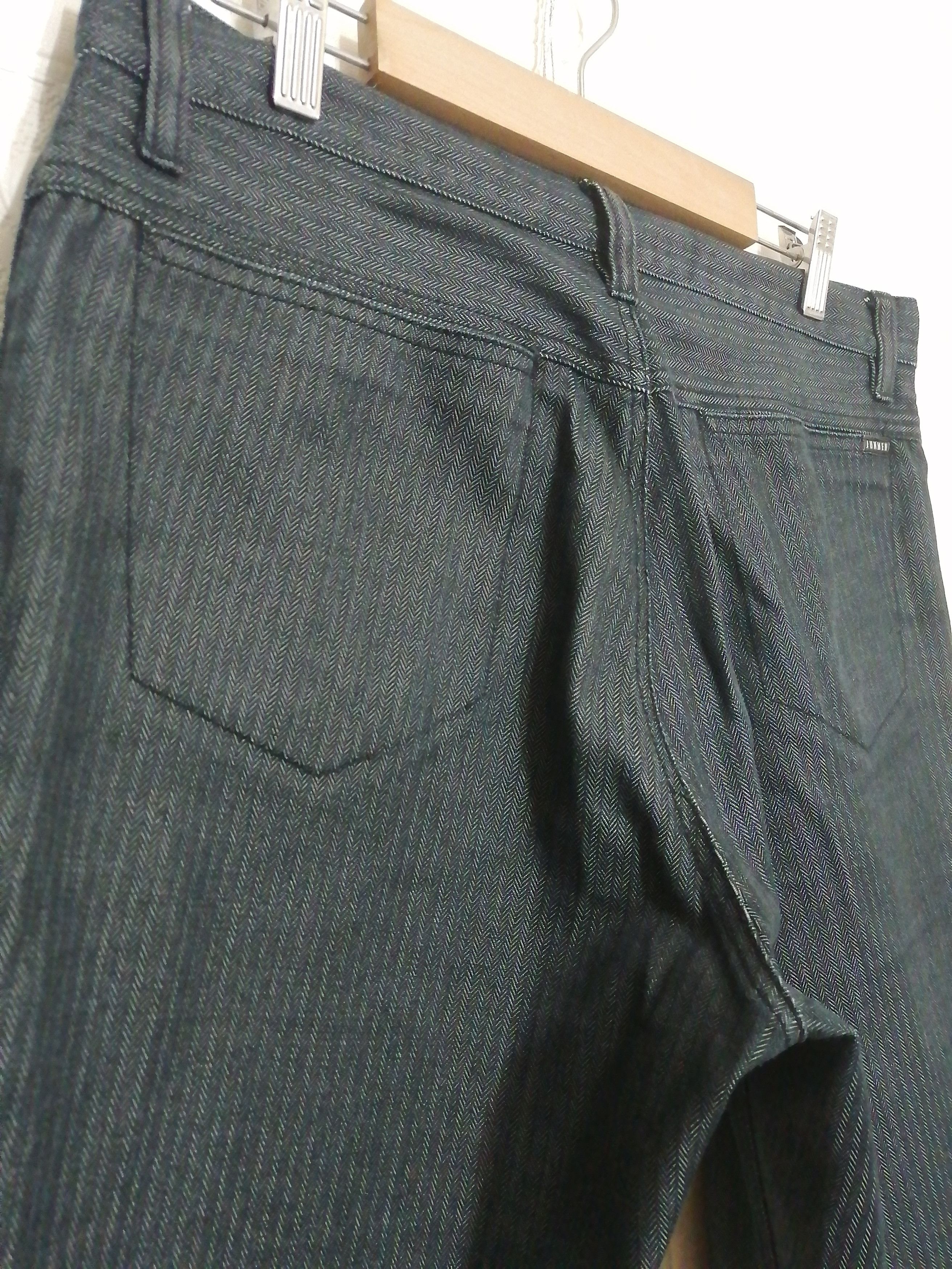 Japanese Brand JUNMEN TWEED TWILL PATTERN JEANS Size US 32 / EU 48 - 2 Thumbnail