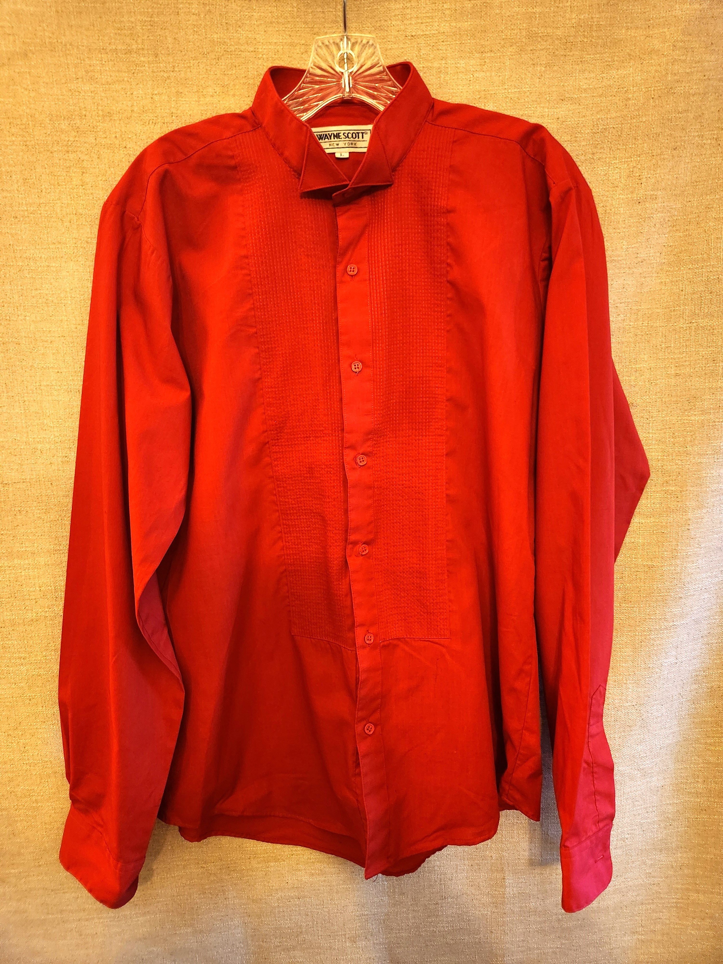 Vintage Vintage 70's Wayne Scott Cotton/Polyester Tuxedo Shi Size US L / EU 52-54 / 3 - 1 Thumbnail