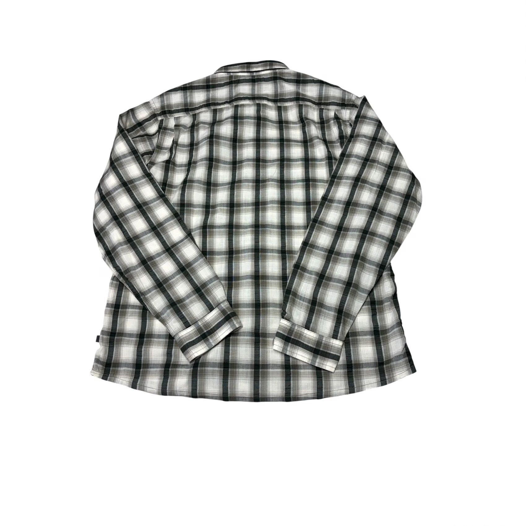 Mountain Hardwear Mountain Hardwear Mens Plaid Long Sleeve Button Down Shirt Grey Black White M Size US M / EU 48-50 / 2 - 6 Thumbnail