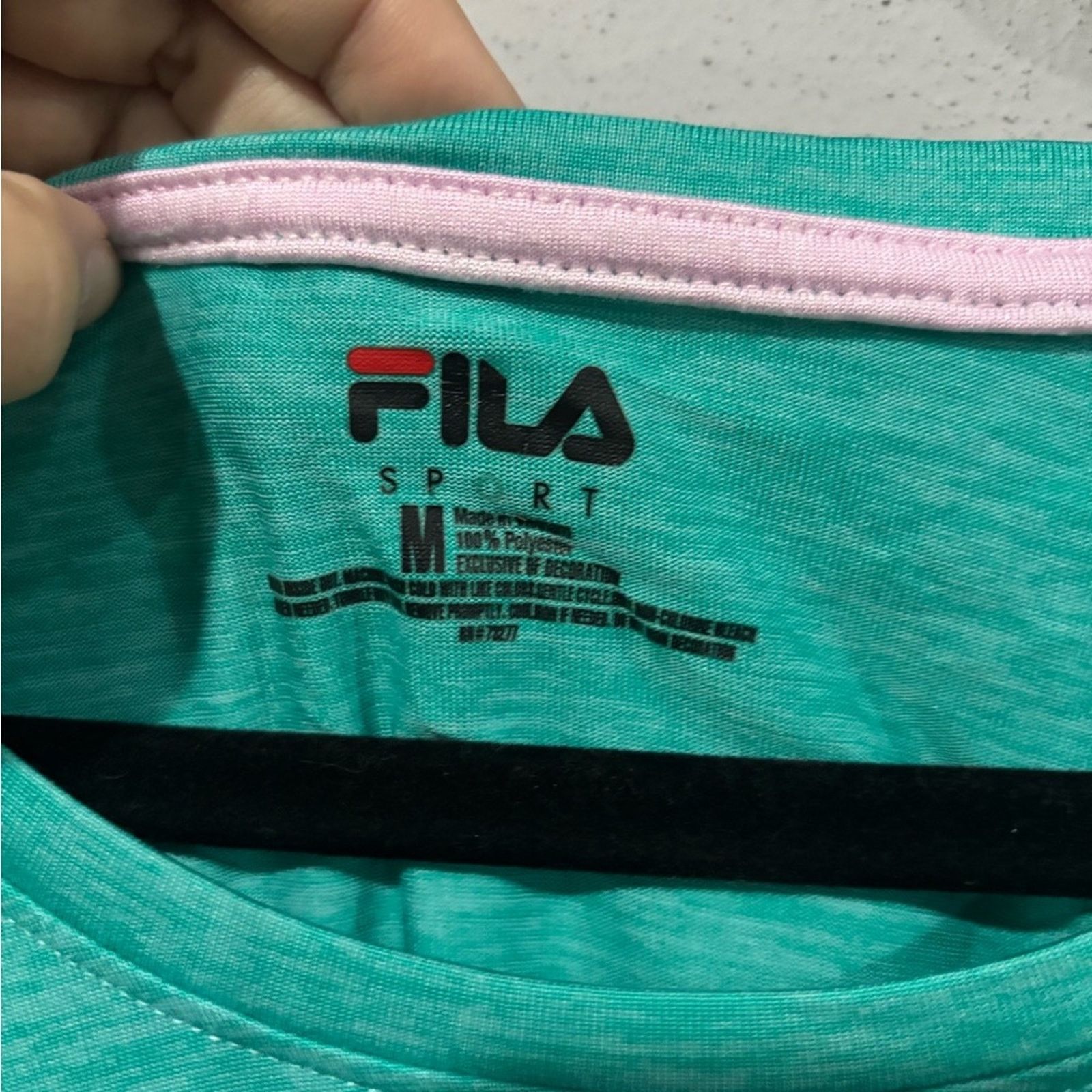 Fila Fila Women's Turquoise Short Sleeve Tee Size M / US 6-8 / IT 42-44 - 2 Thumbnail