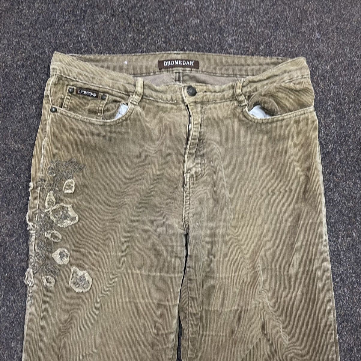 Vintage vintage corduroy pants bootcut jeans Y2K flared Size 30" / US 8 / IT 44 - 4 Thumbnail