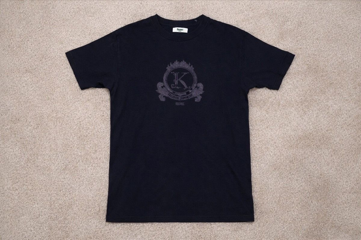 Kith KITH Embroidered Gothic Crest Black Tee Shirt Mens Medium Size US M / EU 48-50 / 2 - 6 Thumbnail