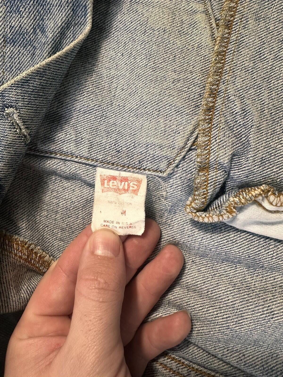 Levi's VTG Faded 80s Levi’s Denim Jacket 70507 0214 Sz Medium Size US M / EU 48-50 / 2 - 9 Thumbnail