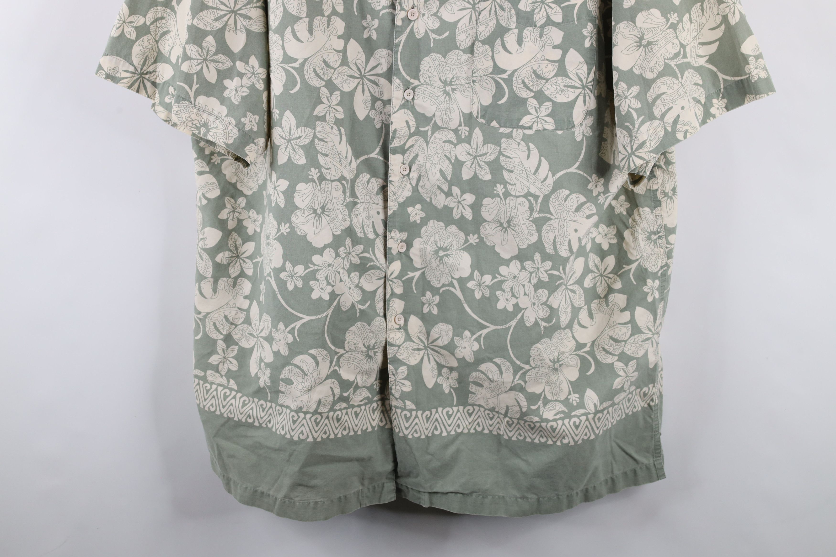 Polo Ralph Lauren Vintage 90s Chaps Ralph Lauren Collar Flower Button Shirt Size US XXL / EU 58 / 5 - 3 Thumbnail