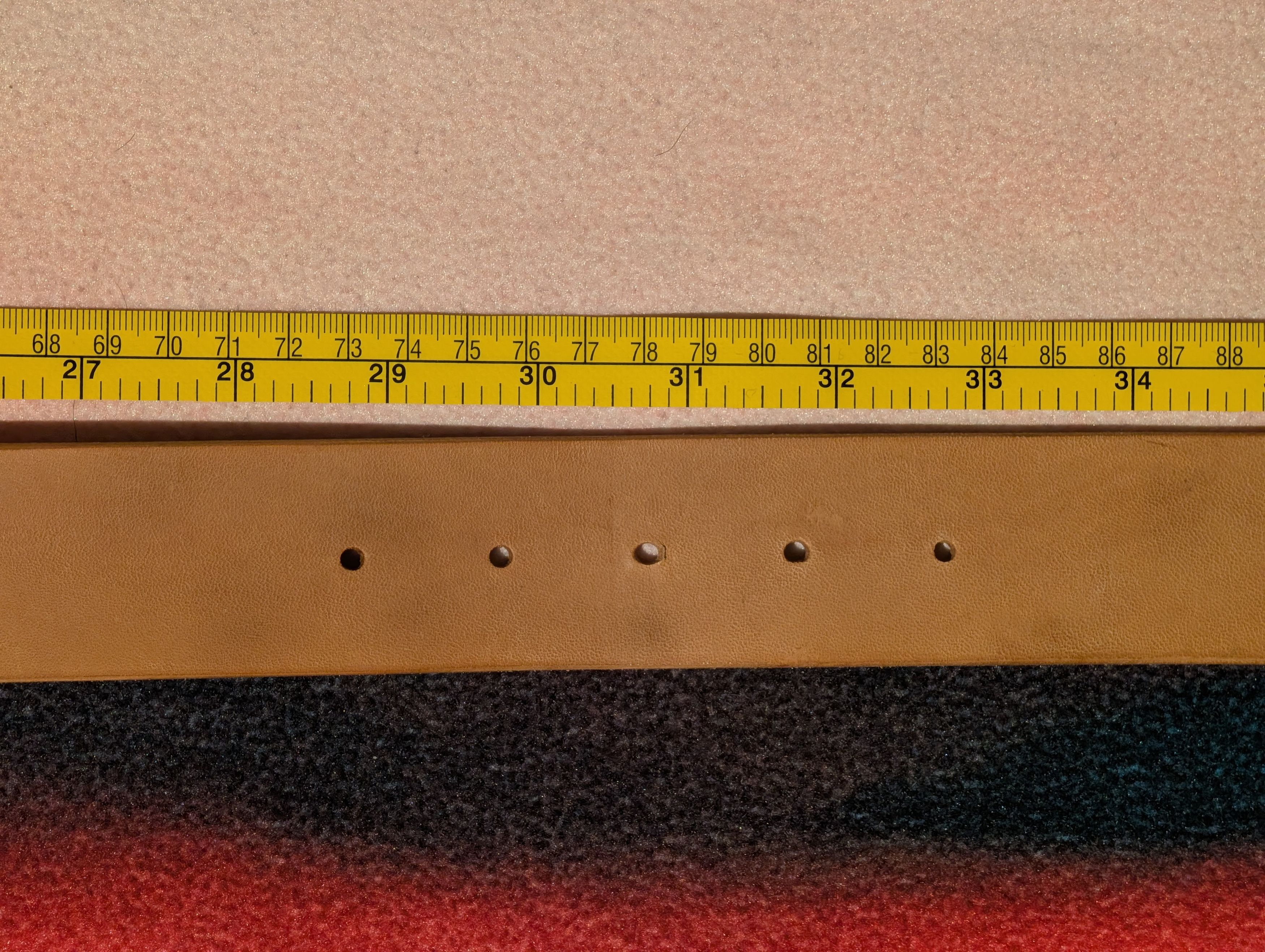 Visvim Plain Belt 40mm Size 30 - 4 Thumbnail