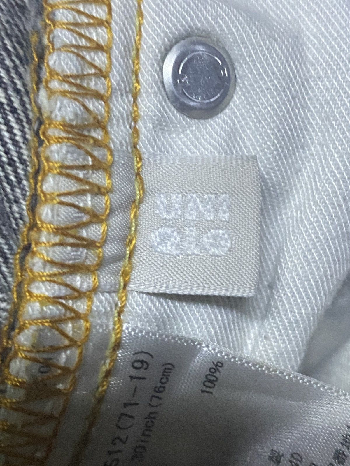 Uniqlo Vintage Japanese Brand Uniqlo S001 Skinny Jeans Size US 30 / EU 46 - 18 Thumbnail