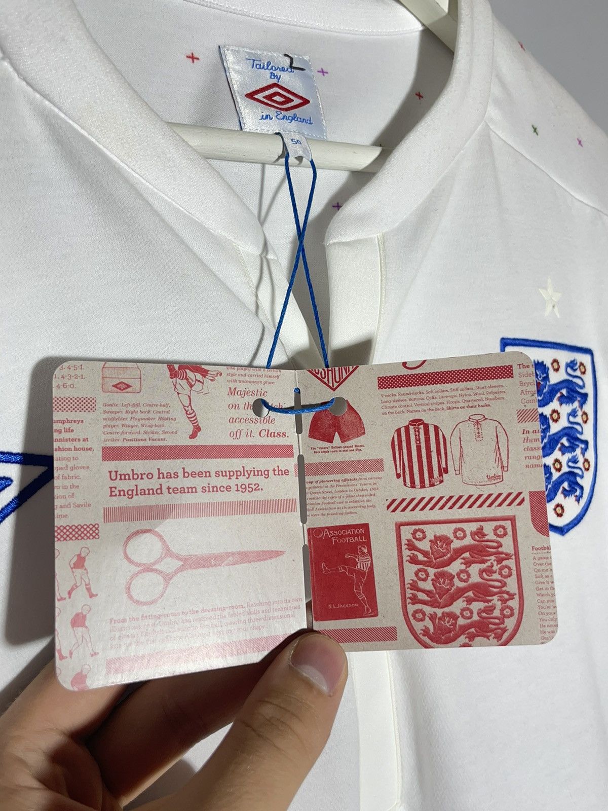 Umbro NWT National Team England Umbro 2010/12 Football Shirt Size US XXL / EU 58 / 5 - 7 Thumbnail